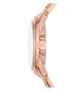 Michael Kors Hartman Analog White Dial Rose Gold Steel Strap Watch For Women - MK3673 Buy Now By Michael Kors
