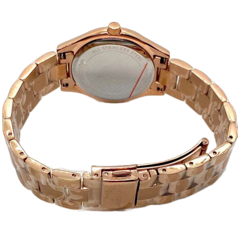 Michael Kors Mini Slim Runway Rose Gold Dial Rose Gold Steel Strap Watch For Women - MK3457 Buy Now By Michael Kors