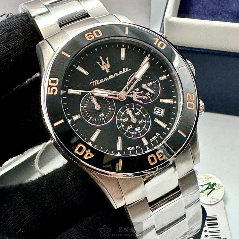 Maserati Competizione Chronograph Black Dial Silver Steel Strap Watch For Men - R8873600003 Buy Now By Maserati