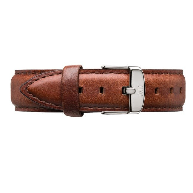 Daniel Wellington St Mawes White Dial Brown Leather Strap Watch For Men - DW00100052 Buy Now By Daniel Wellington