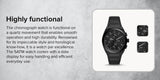 Fossil Everett Chronograph Black Dial Black Steel Strap Watch for Men - FS5797 Buy Now By Fossil