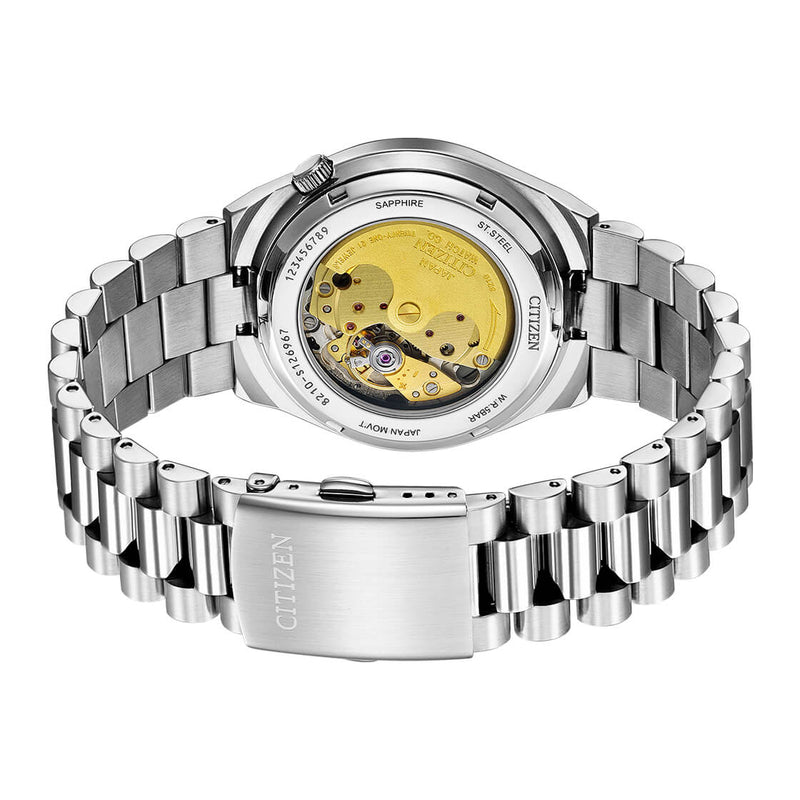 Citizen Tsuyosa Automatic Red Dial Silver Steel Strap Watch For Men - NJ0150-56W Buy Now By Citizen