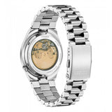 Citizen Tsuyosa Automatic Green Dial Silver Steel Strap Watch For Men - NJ0150-81X