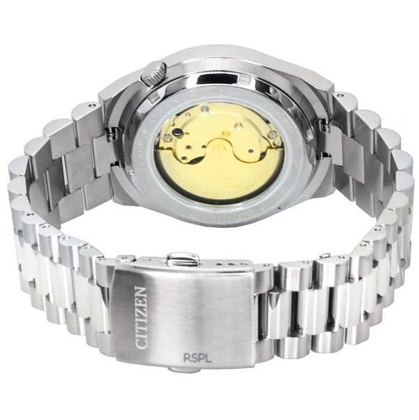 Citizen Tsuyosa Automatic Yellow Dial Silver Steel Strap Watch for Men - NJ0150-81Z Buy Now By Citizen