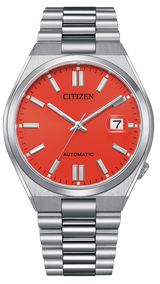 Citizen x Pantone Automatic Blazing Red Dial Silver Steel Strap Watch For Men - NJ0158-89W Buy Now By Citizen