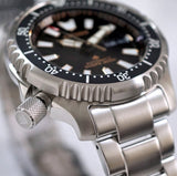 Citizen Promaster 200M Diver Fugu Asian Limited Edition Black Dial Silver Steel Strap Watch For Men - NY0090-86E Buy Now By Citizen