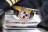 Shop Breitling Navitimer B01 Chronograph 43 Boeing 747 White Dial Black Leather Strap Watch for Men - AB01383B1G1P1 in USA