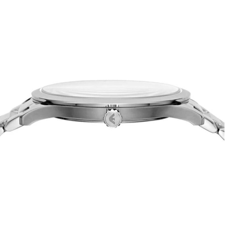 Emporio Armani Giovanni Quartz Blue Dial Silver Steel Strap Watch For Men - AR11227 Buy Now By Emporio Armani