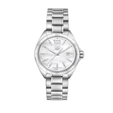 Shop Tag Heuer Formula 1 Quartz Mother of Pearl White Dial Silver Steel Strap Watch for Women - WBJ1418.BA0664 in USA
