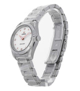 Shop Omega Seamaster Aqua Terra Quartz Diamond Silver Dial Silver Steel Strap Watch for Women - 220.10.28.60.54.001 in USA