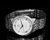 Shop Omega De Ville Prestige Co Axial Automatic White Dial Silver Steel Strap Watch for Men - 424.10.40.20.02.005 in USA