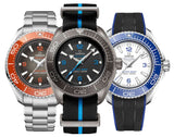 Shop Omega Seamaster Planet Ocean 6000M 45.5mm Black Dial Silver Steel Strap Watch for Men - 21530462106001 in USA