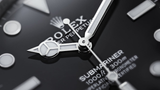 Shop Rolex Submariner Black Dial Silver Steel Strap Watch for Men - M124060-0001 in USA