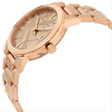 Burberry The City Rose Gold Dial Rose Gold Steel Strap Watch for Women - BU9146 Buy Now By Burberry