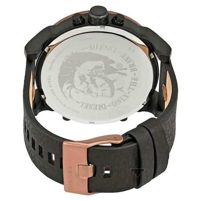 Diesel Mr Daddy 2.0 Chronograph Black Dial Black Steel Strap Watch For Men - DZ7400 Buy Now By Diesel