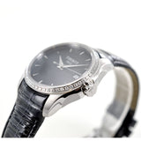 Tissot T Trend Couturier Diamonds Black Dial Black Leather Strap Watch for Women - T035.210.66.051.00 Buy Now By Tissot