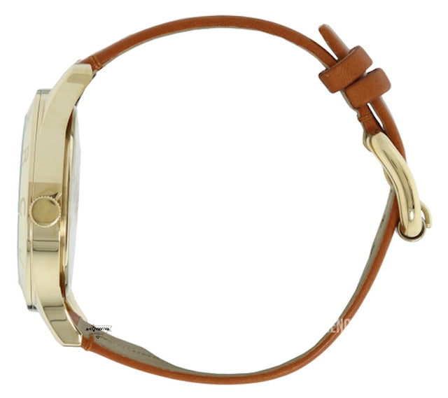 Shop Marc Jacobs Blade White Dial Brown Leather Strap Watch for Women - MBM1218 in USA