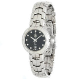 Shop Tag Heuer Link Quartz Diamonds Black Dial Silver Steel Strap Watch for Women - WAT1410.BA0954 in USA