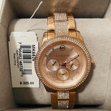 Michael Kors Tibby Chronograph Crystals Rose Gold Dial Rose Gold Steel Strap Watch For Women - MK6826 Buy Now By Michael Kors