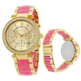Michael Kors Parker Gold Dial Two Tone Steel Strap Watch for Women - MK6363 Buy Now By Michael Kors