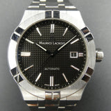 Maurice Lacroix Aikon Automatic Black Dial Silver Steel Strap Watch For Men - AI6008-SS002-330-1 Buy Now By Maurice Lacroix