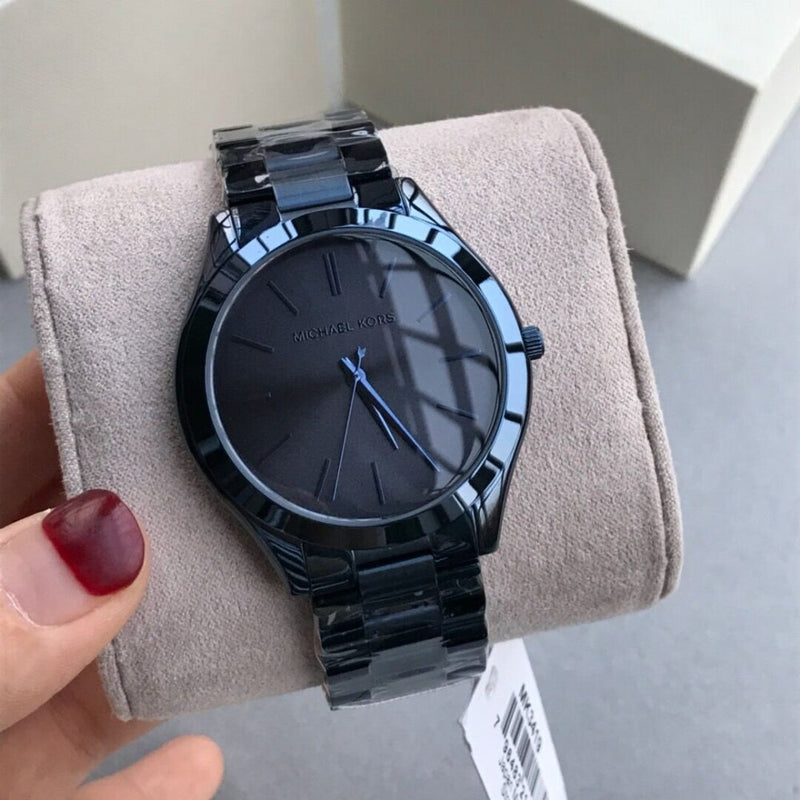 Michael Kors Runway Quartz Blue Dial Blue Steel Strap Watch For Women - MK3419 Buy Now By Michael Kors