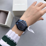 Michael Kors Runway Quartz Blue Dial Blue Steel Strap Watch For Women - MK3419 Buy Now By Michael Kors
