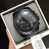Michael Kors Brecken Chronograph Black Dial Black Steel Strap Watch For Men - MK8482 Buy Now By Michael Kors