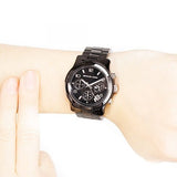 Michael Kors Runway Black Ceramic Dial Black Steel Strap Watch for Women - MK5162 Buy Now By Michael Kors