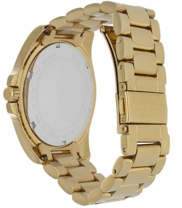 Michael Kors Bradshaw Quartz Gold Dial Gold Steel Strap Watch For Women - MK6555 Buy Now By Michael Kors