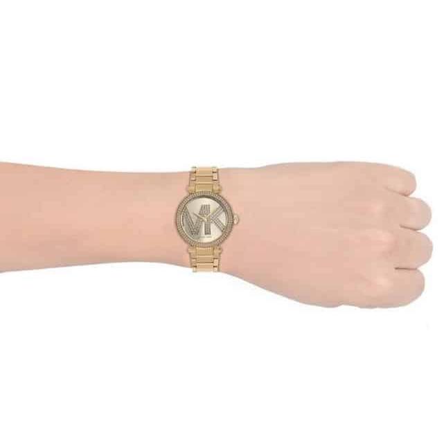 Michael Kors Parker Pave Gold Dial Gold Steel Strap Watch for Women - MK6659 Buy Now By Michael Kors
