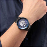 Maserati SFIDA Automatic Blue Dial Silver Steel Strap Watch For Men - R8823140001 Buy Now By Maserati