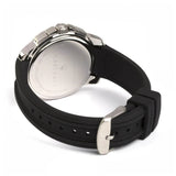 Maserati SFIDA Chronograph Black Silver Dial Black Rubber Strap Watch For Men - R8851123001 Buy Now By Maserati