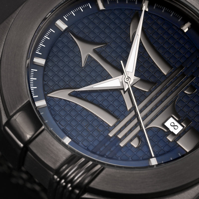 Maserati Potenza Quartz Blue Dial Grey Mesh Bracelet Watch For Men - R8853108005 Buy Now By Maserati
