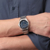 Maserati Triconic Quartz Blue Dial Silver Steel Strap Watch For Men - R8853139002 Buy Now By Maserati