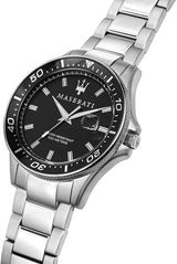 Maserati SFIDA Quartz Black Dial Stainless Steel Watch For Men - R8853140002 Buy Now By Maserati