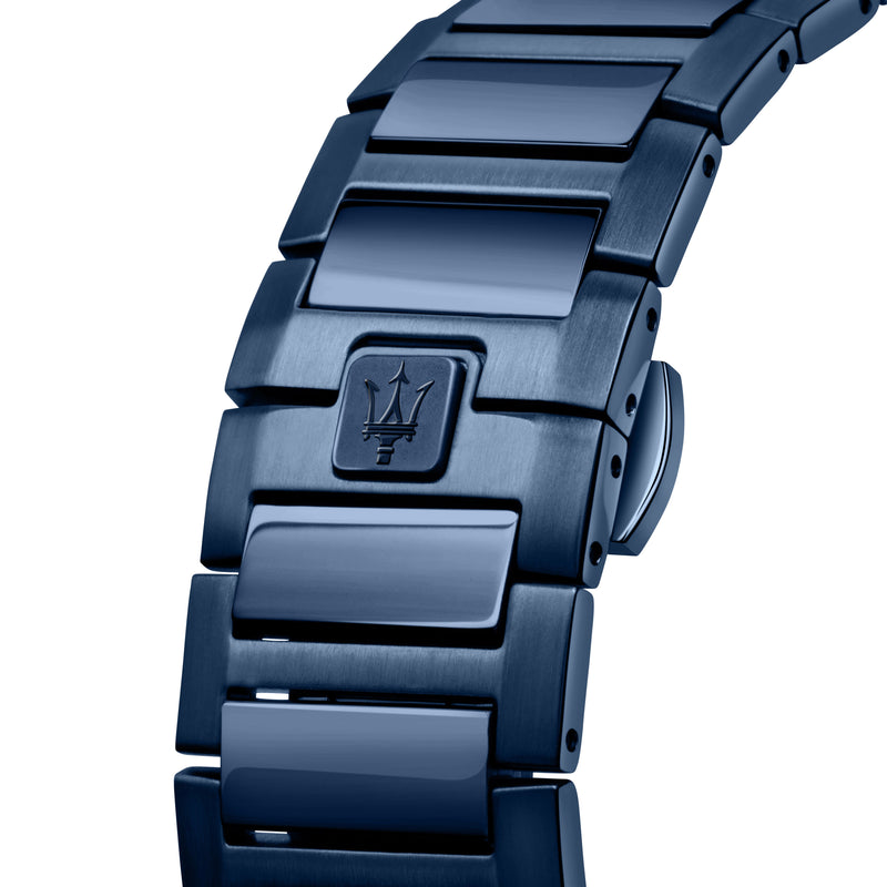 Maserati Guilloche Blue Edition 42mm Stainless Steel Watch For Men - R8853141001 Buy Now By Maserati