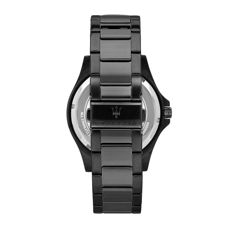 Maserati SFIDA Aqua Edition Analog Black Dial Black Steel Strap Watch For Men - R8853144001 Buy Now By Maserati
