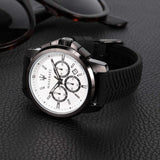 Maserati Successo 44mm White Dial Black Silicone Strap Watch For Men - R8871621010 Buy Now By Maserati