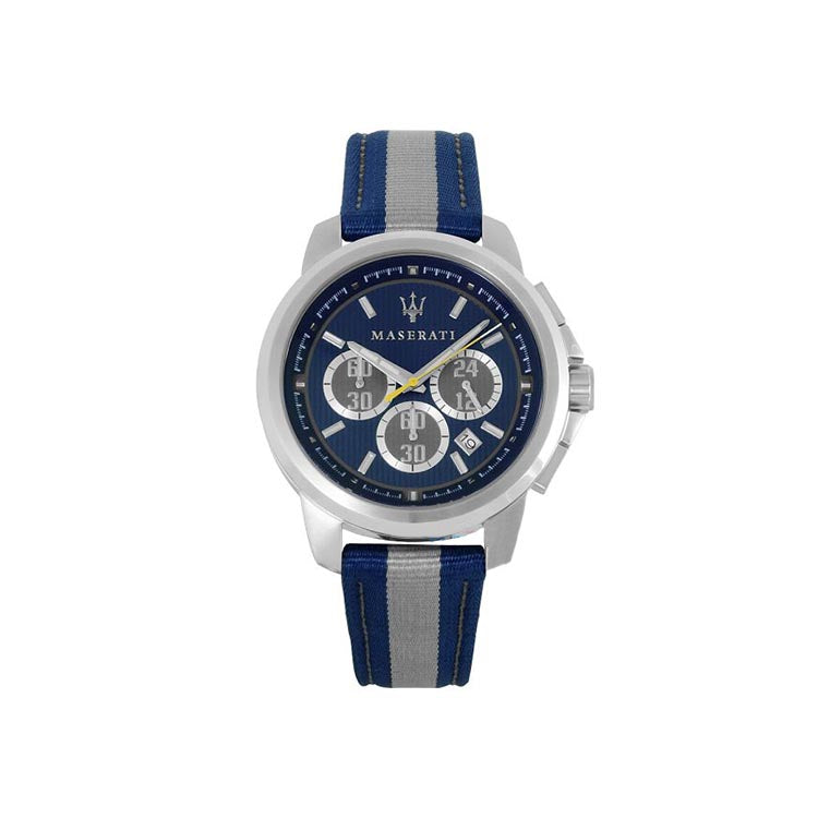 Maserati Royale 44mm Stainless Steel Fiber Strap Watch For Men - R8871637001 Buy Now By Maserati