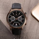 Maserati Legend Chronograph Black Dial Black Leather Strap Watch For Men - R8871638001 Buy Now By Maserati
