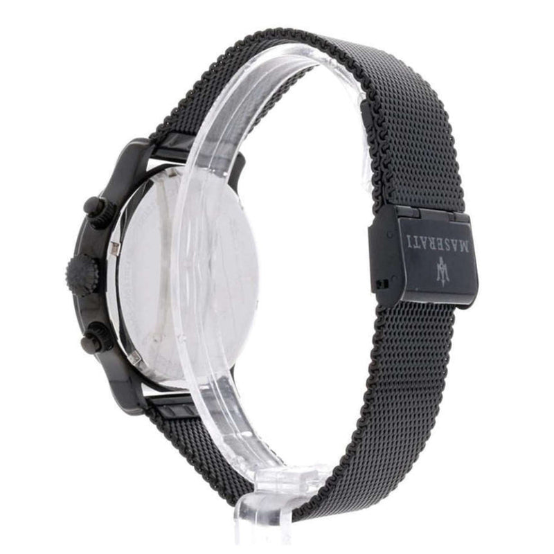 Maserati Epoca Chronograph Black Dial Black Mesh Strap Watch For Men - R8873618013 Buy Now By Maserati