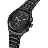 Maserati Triconic Quartz Black Dial Black Steel Strap Watch For Men - R8873639003 Buy Now By Maserati
