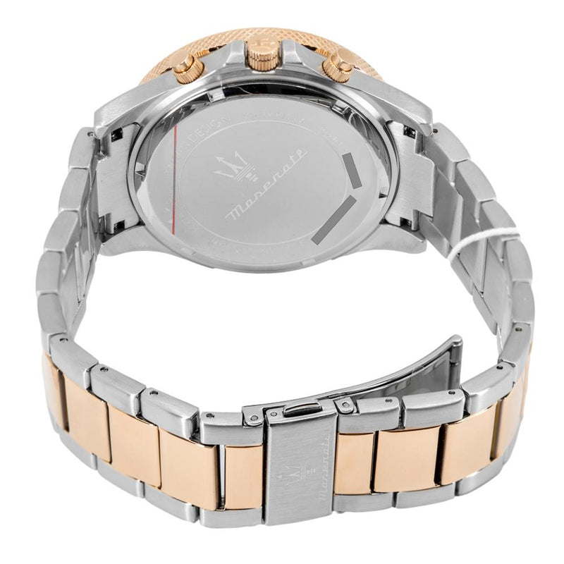 Maserati SFIDA Black Dial Two Tone Steel Strap Watch For Men - R8873640014 Buy Now By Maserati