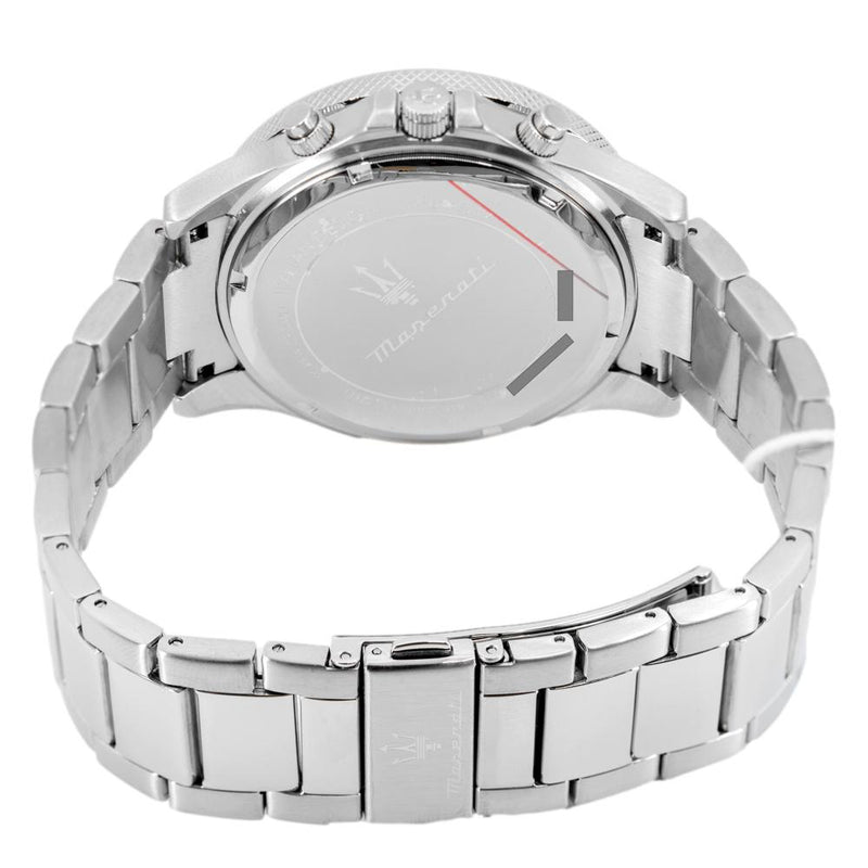 Maserati SFIDA Chronograph Black Dial Silver Steel Strap Watch For Men - R8873640015 Buy Now By Maserati