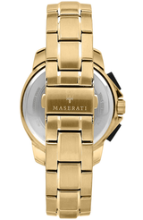 Maserati Successo Black Dial Gold Stainless Steel Watch For Men - R8873645002 Buy Now By Maserati