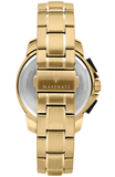 Maserati Successo Black Dial Gold Stainless Steel Watch For Men - R8873645002