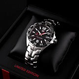 Shop Tag Heuer Formula 1 Senna Limited Edition Black Dial Silver Steel Strap Watch for Men - WAZ1012.BA0883 in USA