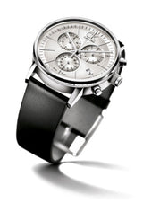 Calvin Klein Post Minimal White Dial Black Leather Strap Watch for Men - K7627120 Buy Now By Calvin Klein