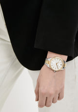 Michael Kors Layton Quartz Silver Dial Two Tone Steel Strap Watch For Women - MK6899 Buy Now By Michael Kors
